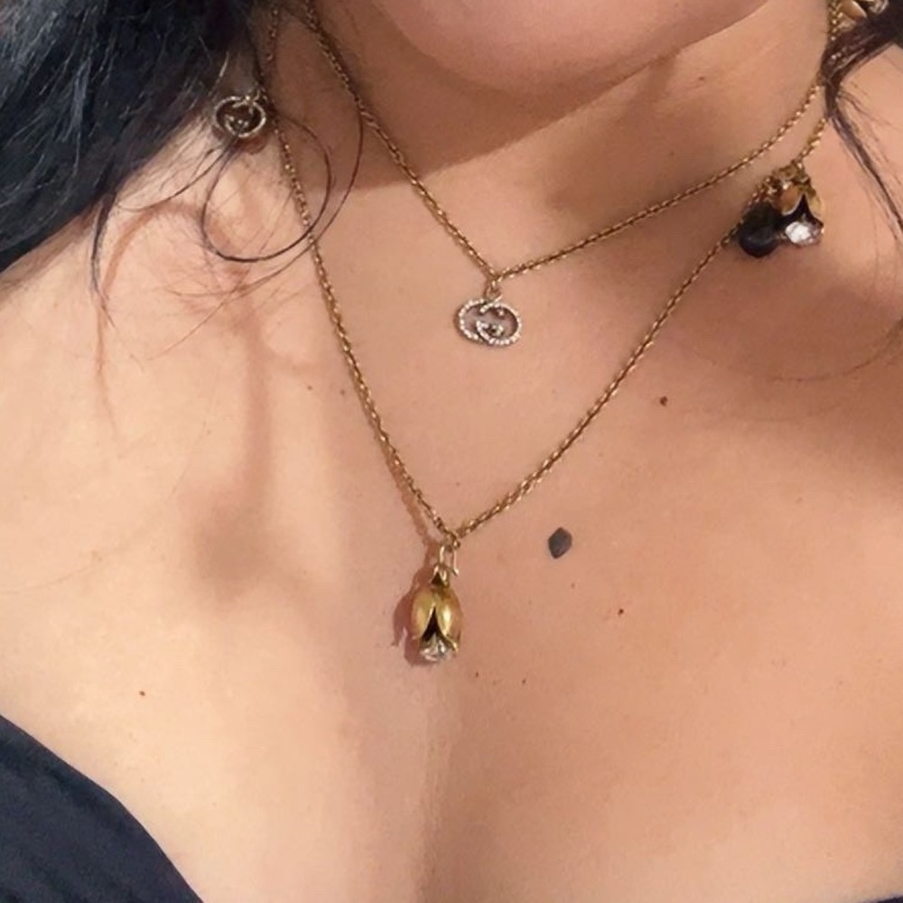 Gucci Flora Interlocking Necklace - image 1